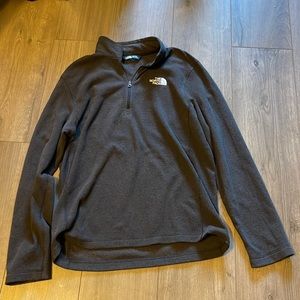 north face half zip fleece pullover